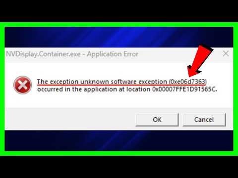 How to Fix Unknown Software Exception 0xc06d007e (2026 FIX)