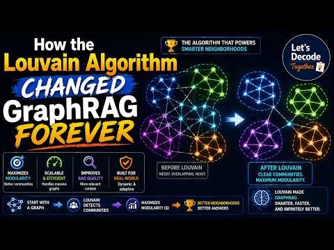 Why the Louvain Algorithm Changed GraphRAG Forever | Let's Decode Together