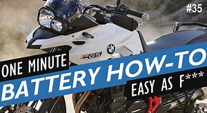 How To: Replace BMW F700GS Battery - YouMotorcycle