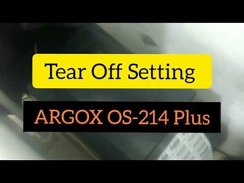 Setting Tear Off ARGOX OS-214 plus mengatasi hasil cetakan meloncat | How to adjustment from spacing