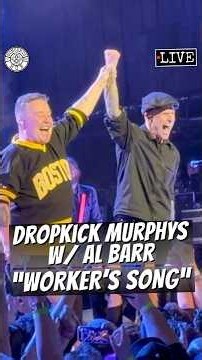 Al Barr & Dropkick Murphys together again ☘️ #dropkickmurphys #workerssong #concert #livemusic