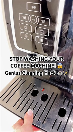 STOP WASHING YOUR COFFEE MACHINE! 😱 Genius Cleaning Hack ☕️✨