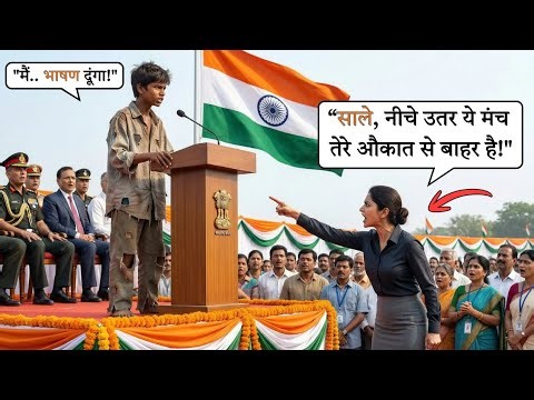 सबने समझा गरीब लड़का… लेकिन उसने 10 करोड़ का भाषण दे दिया! 😲