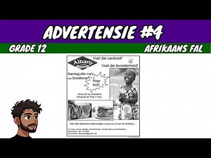 Advertensie #4 | Grade 12 Afrikaans FAL