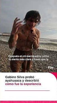 Gabino Silva tried ayahuasca and described what the experience was like.