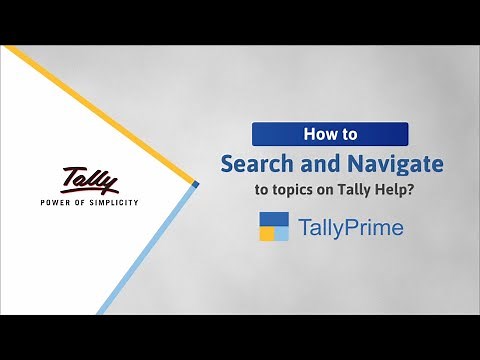 How to Search and Navigate to Topics on TallyHelp | TallyHelp
