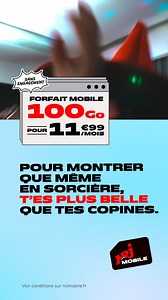 Le forfait NRJ Mobile, pour montrer que même en sorcière, t'as du style, ça vaut carrément le coup ! #Halloween | NRJ Mobile