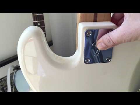 Why don't all Fenders have engraved neck plates ? Fender F Logo Neckplate