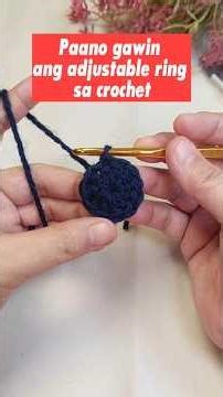 How to Crochet Adjustable Ring #crochetph