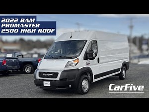 CarFive - 2022 Ram ProMaster 2500 High Roof FWD Cargo Van – Built for Business!