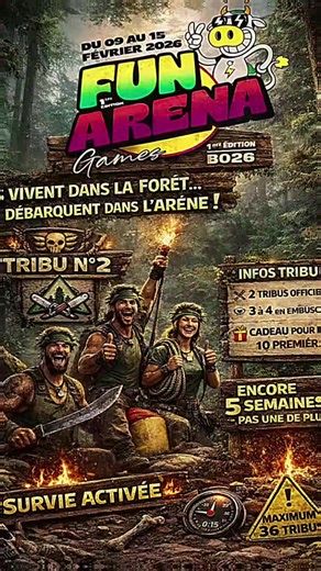 🥈 DEUXIÈME ÉQUIPE DANS LA CLAIRIÈRE ! 👉 CLIMB TREE débarque aux Fun Arena Games 😈 🌿 Paysagistes → ils refont le décor 🪵 Élagueurs → ils coupent court 🌲 Forêts & nature → terrain de jeu maîtrisé 📢 POINT RAPIDE : ✅ 2 équipes officielles 👀 3–4 en embuscade 🎁 Cadeau pour les 10 premières ⚠️ 36 équipes MAX ⏰ Encore 4 semaines ! 🔥 Les places tombent comme des feuilles 🍂 👉 NE TARDE PLUS 😏 #events #challenge #Version #nature #defis