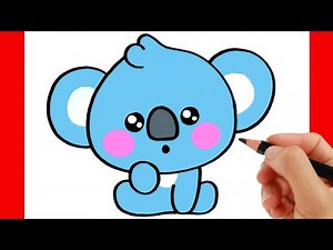 HOW TO DRAW A CUTE KOALA