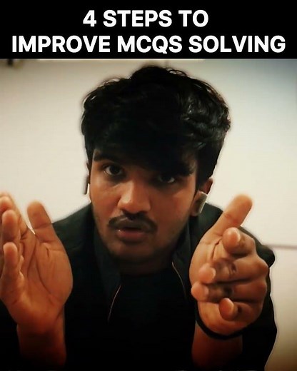 4 STEPS FOR MCQS ACCURACY 🎯 by Smeet Patel #mcqpractice #jeeneet #studytips #mcqtricks #Shorts
