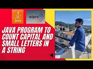 Java Program to Count Capital and Small Letters in a String | Easy Explanation 2025