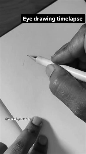 Realistic Eye Drawing Timelapse 👁️🔥 #shorts