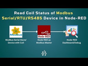 How to Read Coil Status of Modbus Serial/RTU/RS485 Device in Node-RED | IoT | IIoT |