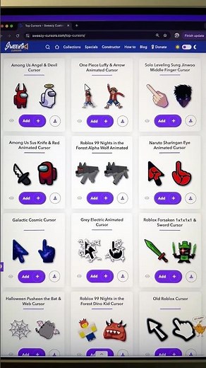 Thousands of customizable cursors #cursor #productivity #animation