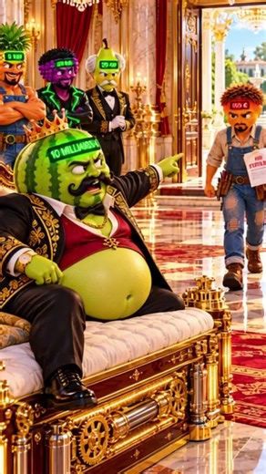 Le monde des fruits ! 10 milliards… et pas un lit qui tient ! #fruit #fruits #aifruits #foodtok #aistory