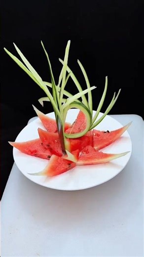 Mastering Watermelon Art Innovative Carving Designs& Skills#Fruit Cutting design Skills#Knife Skills