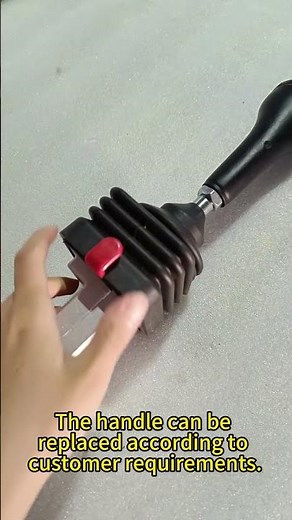 Excavator Loader Control Joystick Assembly #controller #hydraulic #cable #customized #factory
