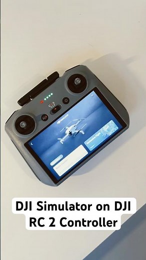 How to use DJI Simulator on DJI RC 2 #dji #drone