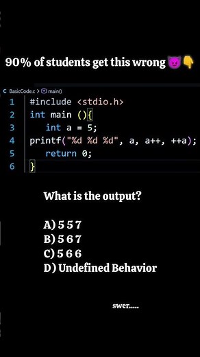 90% of Coders Get This Wrong 😈 | C Output Challenge