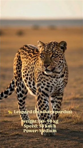 All 5 Big Cats Comparison.