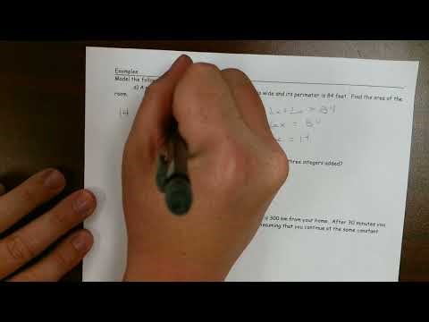 Precalculus 1.1 - Linear Equations In One Variable