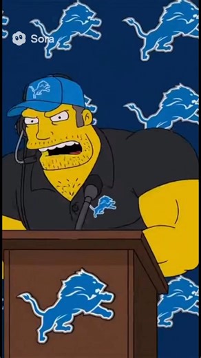 Even in Springfield, the message stays the same 😤💛 Our coach reminding everyone this Detroit team is built on grit! From Ford Field to The Simpsons universe — that Motor City toughness never changes! SHARE if you’re ridin’ with that Detroit mindset 💪🦁 #DetroitLions #OnePride #BuiltOnGrit #GoLions #Simpsons | Motor City Sports Hub
