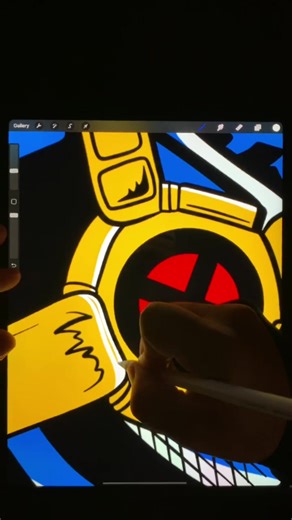 Continuing this marvel vs Capcom series with the optic blaster, Cyclops! Enjoy 😊 #xmen #cyclops #marvel #art #calidoscopic