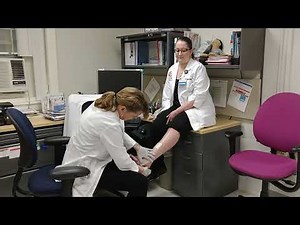 ACE Wrap application by Wound nurse