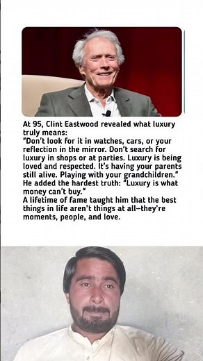 Clint Eastwood at 95 Reveals What True Luxury Really Is