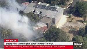 Residents in Perth's northern suburbs have woken up to a life-threatening fire emergency, with reports there are some properties lost. Read more: https://ab.co/3SO8IDD | ABC Perth