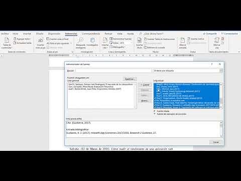 Eliminar referencias en word