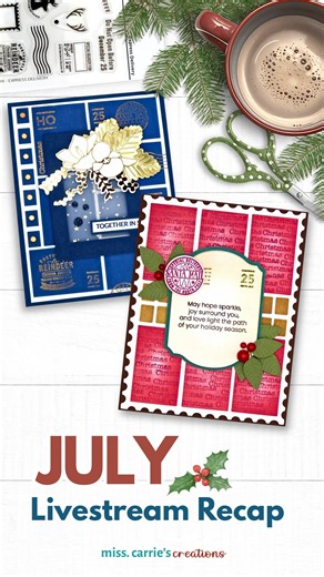 Easy Christmas Card Ideas using Grid Layouts