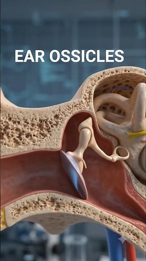 EAR Ossicle 3d animation #medicalanimation #healthcare #anatomy #the3dscientist
