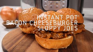 15K views · 81 reactions | A Sloppy Joe topped with bacon and cheddar... 肋燎 It doesn't get any better  This recipe is simple and easy but packed with fantastic flavors! It's also the perfect meal when hosting a party as it goes from start-to-table in only 30 minutes - so you can spend more time relaxing with your guests! Try it tonight! Recipe in the comments below  | Instant Pot | Facebook