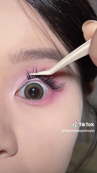 makeup mắt tone hồng tím 🩷 #makeup