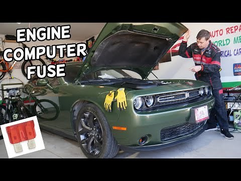DODGE CHALLENGER ENGINE COMPUTER FUSE LOCATION REPLACEMENT, ECM ECM PCM FUSE DODGE CHALLENGER