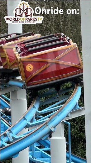 Tyfoon Coaster DippieDoe #achterbahn #rollercoaster #shorts #freizeitpark #amusementpark #achtbaan