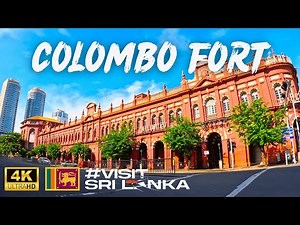 Driving Around in Colombo Fort | A Drive through Time and Towers #visitsrilanka 🇱🇰