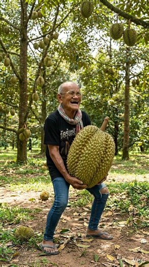 I want to share how to grow giant durians; if you're curious, stay tuned.