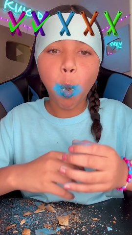 Satisfying Colorful GIANT Takis Challenge!