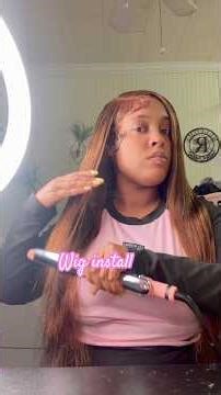 Let’s install my wig with #wigs #wiginfluencer
