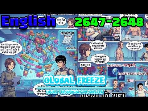 Global Freeze English Episodes 2647-2648 i Built the Apocalypse Shelter #mangarecap#mangaedit#manhwa