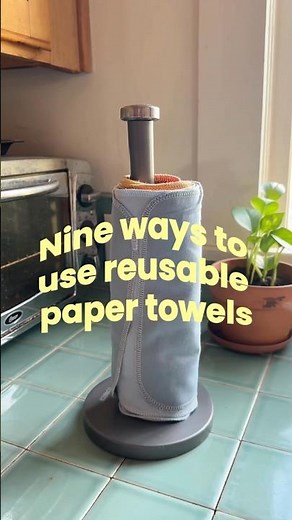Nine ways to use reusable paper towels #ecofriendly #sustainableliving