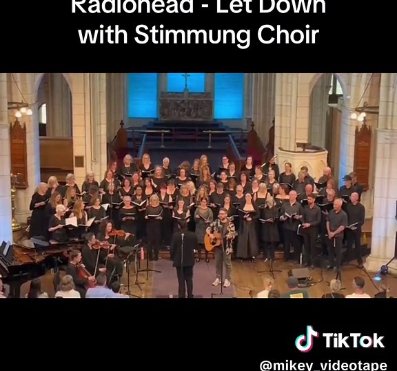 Singing Let Down by Radiohead with Stimmung Choir