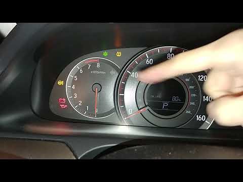 How to reset the tire pressure sensor light (TPMS) on a 2013-2018 Honda Accord