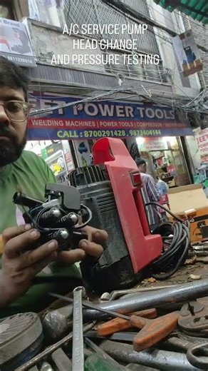 a/c and car washer pump repair and pressure testing #pump #pumprepair #pumpsolution