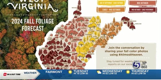 Fall Foliage Map Released